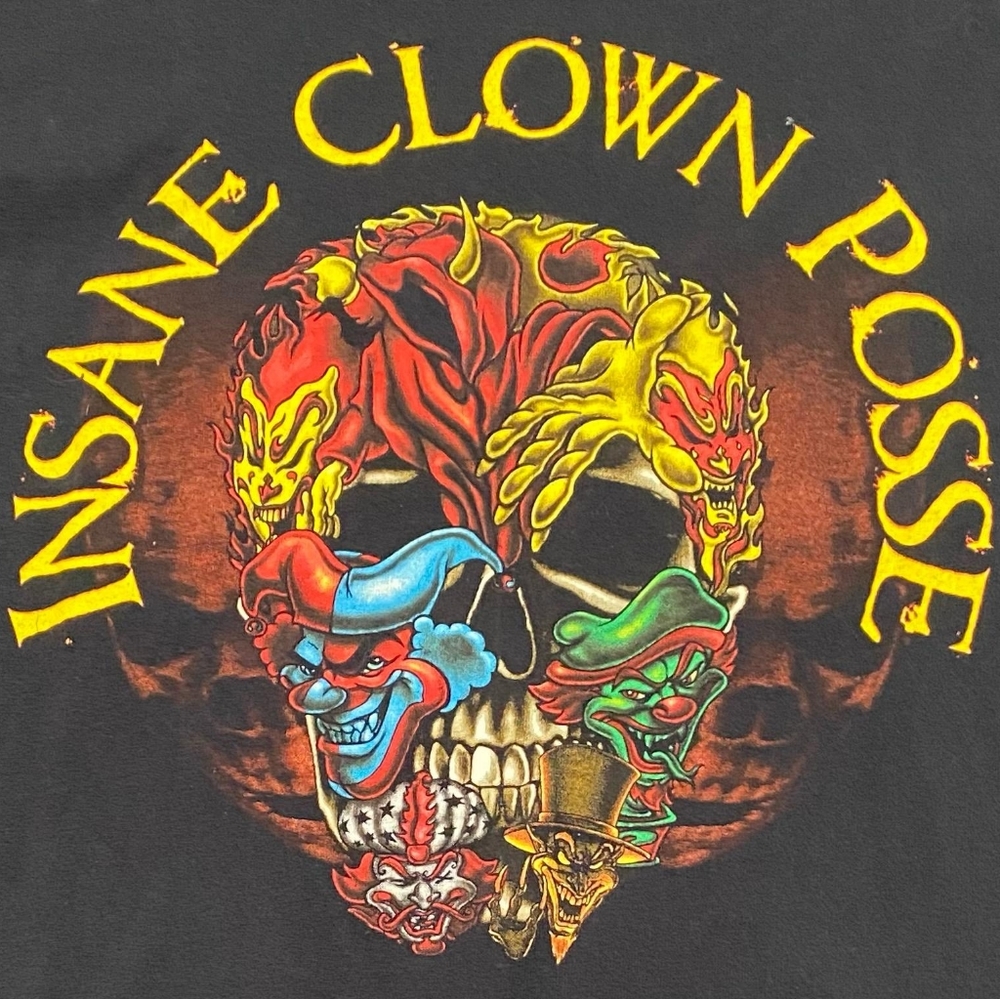 Insane Clown Posse Black T Shirt, Vintage, Carnival of Carnage, Size Large